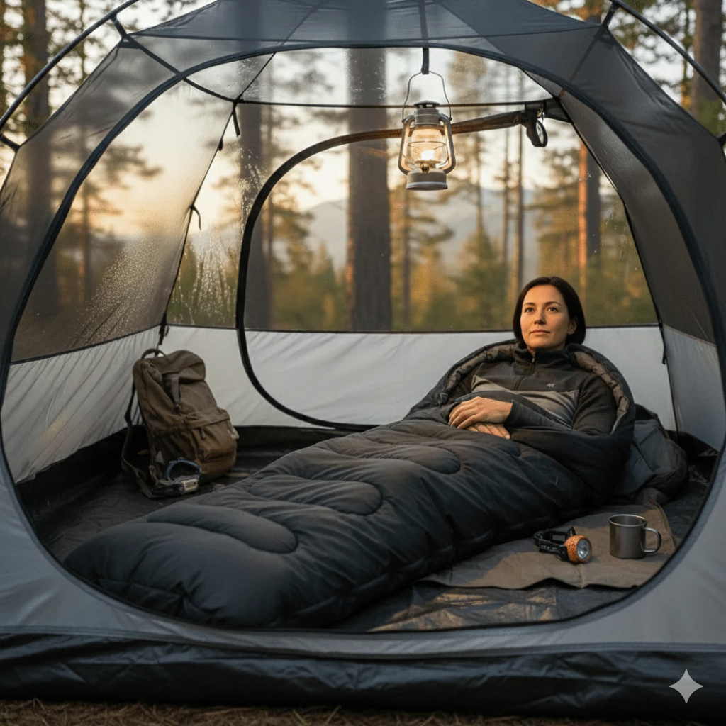 Klystro Supply 'Nomad 3-S' Sleeping Bag (Forest Green)