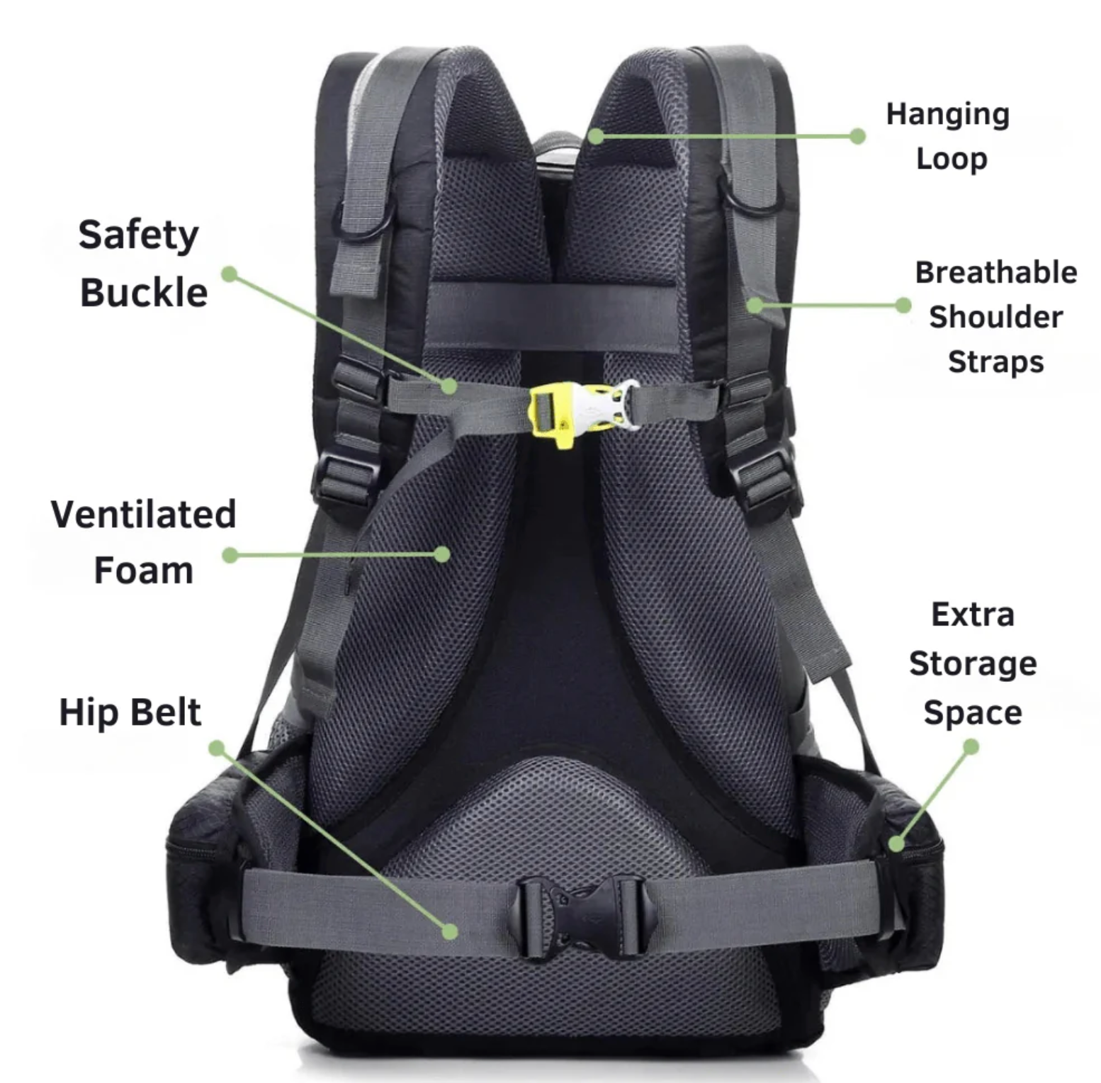 Klystro Supply 'Electron 40' Trekking Backpack (Cobalt Blue)